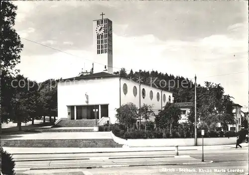 Seebach Zuerich Kirche Maria Lourdes Kat. Seebach