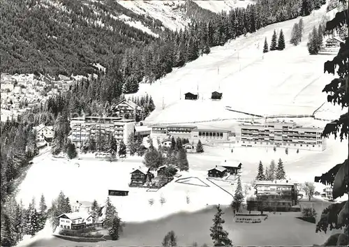 Clavadel Davos Teilansicht Wintersportplatz Kat. Davos Clavadel