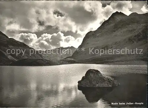 Bivio Motiv beim Julier Hospiz Bergsee Alpenpanorama Kat. Bivio