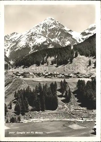 Curaglia Panorama mit Piz Muraun Adula Alpen Kat. Curaglia