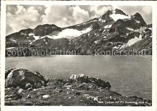 Tujetsch Lai Blau mit Piz Rondadura Bergsee Kat. Sedrun