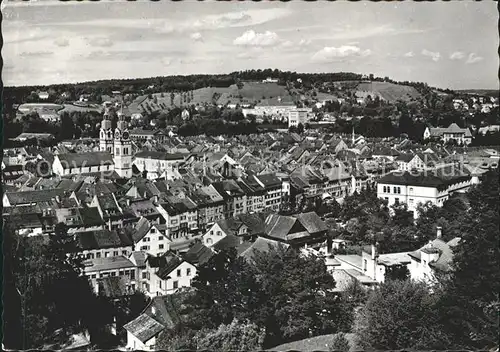 Winterthur Stadtansicht vom Heiligberg gesehen Kirche Kat. Winterthur