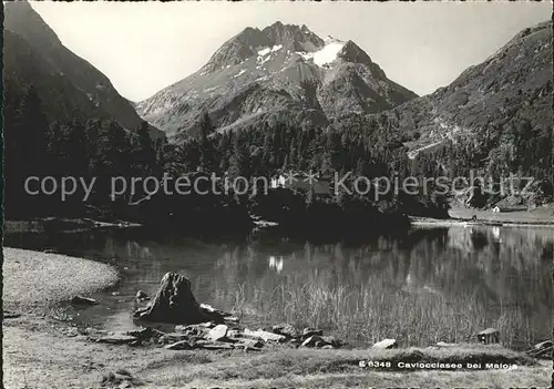 Maloja GR Cavlocciosee Engadin / Maloja Graubuenden /Bz. Maloja