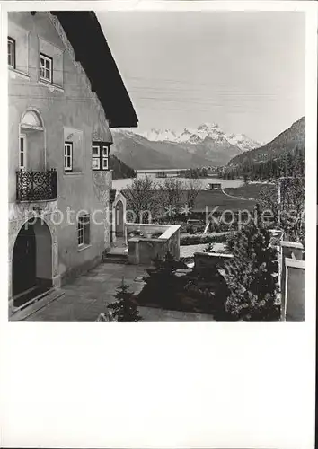 Champfer Graubuenden Hotel Chesa Guardalej See Alpenpanorama Kat. Champfer