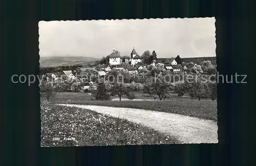 Kyburg Ortsansicht mit Schloss Kat. Kyburg