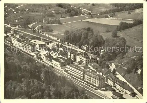 Kemptthal Fabrik von Maggis Nahrungsmitteln Fliegeraufnahme Stempel Wibra 93 Kat. Kemptthal