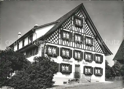 Maschwanden Gasthaus zum Kreuz Kat. Maschwanden