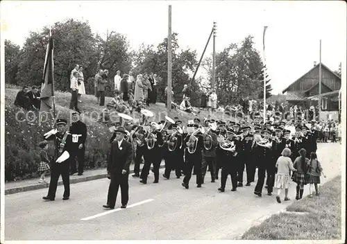 Wetzikon ZH Festumzug Musikkapelle Blasinstrumente Kat. Wetzikon ZH