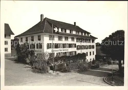 Bubikon Kurhaus Gasthaus Bad Kaemmoos Flagge Kat. Bubikon