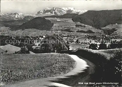 Hirzel Horgen Meta Heusser Heim mit Glaernischgruppe Kat. Hirzel