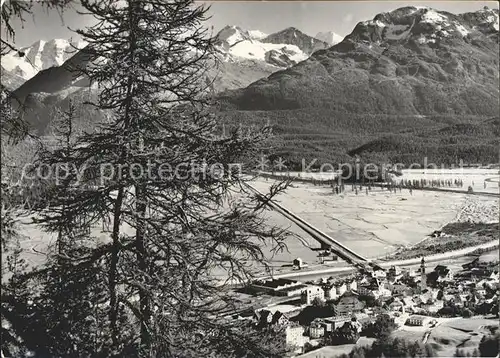 Samedan mit Berninagruppe Kat. Samedan