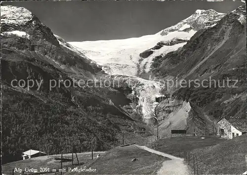 Alp Gruem mit Paluegletscher Kat. Alp Gruem