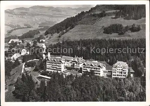 Wald ZH Sanatorium Fliegeraufnahme Kat. Wald ZH