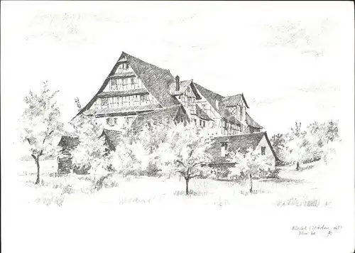 Waedenswil Burstel Illustration Kat. Waedenswil