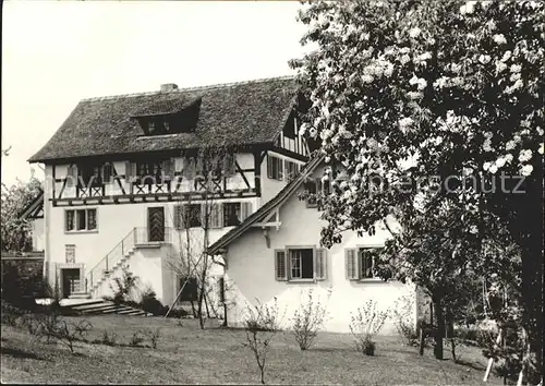 Richterswil Haeusergruppe der oberern Muehle Kat. Richterswil