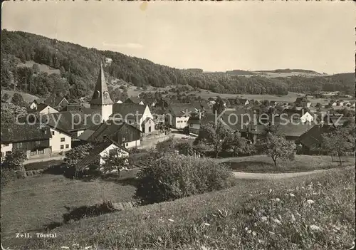 Zell ZH Toesstal Panorama Kat. Zell ZH