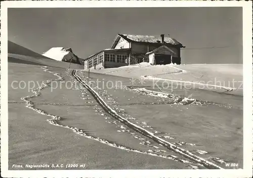 Flims Waldhaus Nagienshuette Kat. Flims Waldhaus