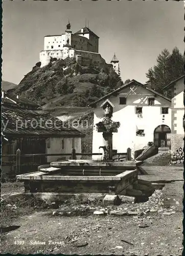 Tarasp Schloss Brunnen Kat. Tarasp