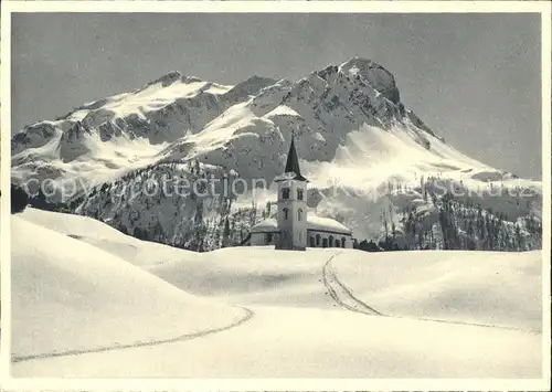 Maloja Chiavenna Kirche Kat. Maloja