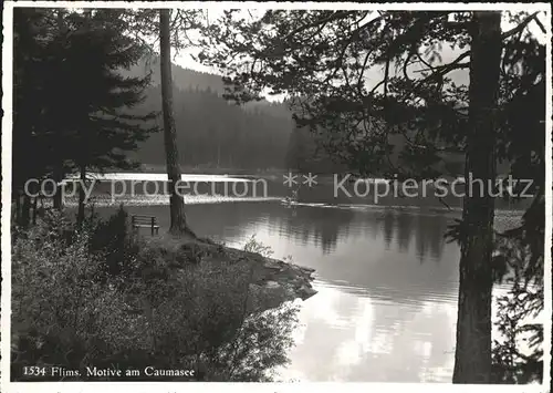 Flims Dorf Caumasee Kat. Flims Dorf