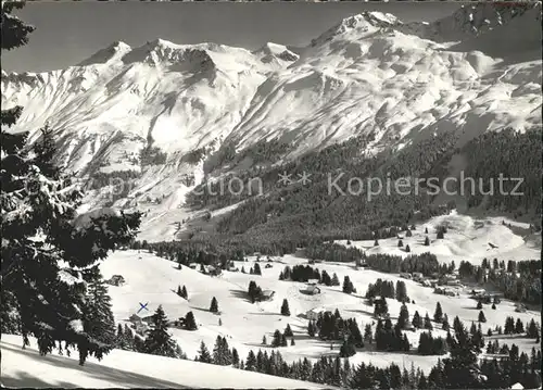 Valbella Furgga Lenzerheide Schwarzhorn Urdenf?rkli Weisshorn Kat. Valbella Furgga