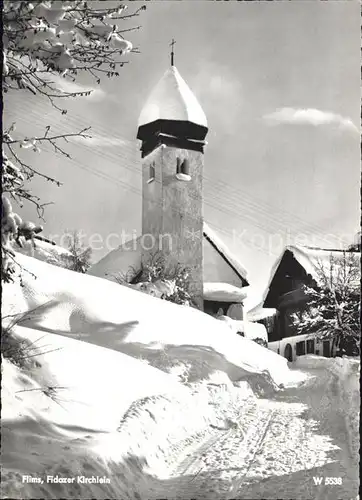 Flims Dorf Fidazer Kirchlein Kat. Flims Dorf