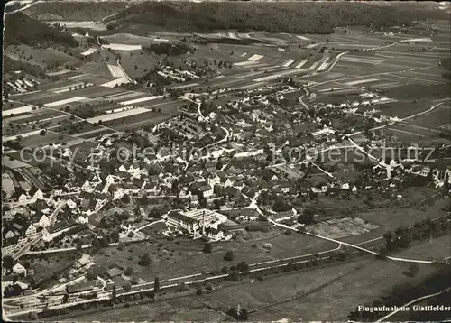 Glattfelden Fliegeraufnahme Kat. Glattfelden