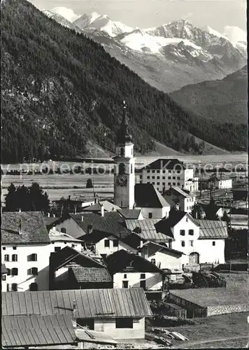 Bever Maloja mit Berninagruppe Kat. Bever