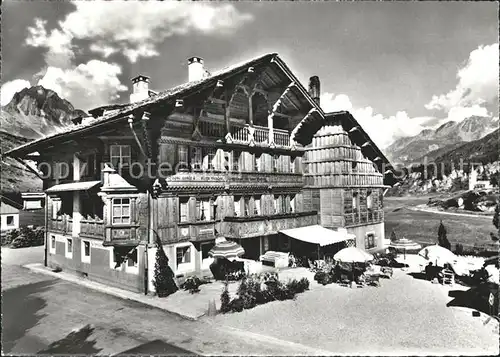 Maloja GR Hotel Schweizerhaus / Maloja Graubuenden /Bz. Maloja