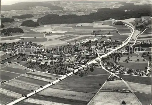 Hettlingen Winterthur Fliegeraufnahme Kat. Hettlingen