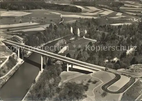 Andelfingen ZH Weinlandbruecke Fliegeraufnahme / Andelfingen /Bz. Andelfingen