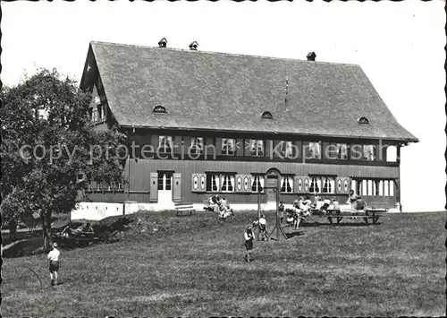 Huetten ZH Richterswiler Ferienheim Mistlibuehl KInder Kat. Huetten