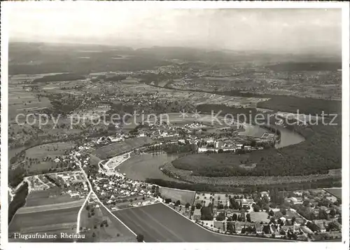 Rheinau ZH Fliegeraufnahme Kat. Rheinau