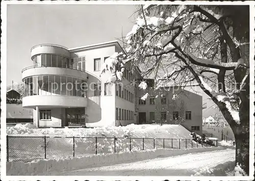 Waedenswil Krankenhaus im Winter Kat. Waedenswil