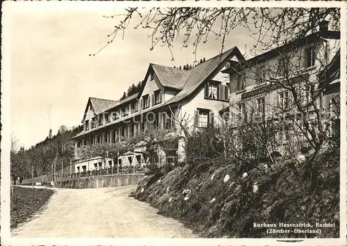 Bachtel Kulm Kurhaus Hasenstrick E. Buechli-Hess / Bachtel /Rg. Ricken