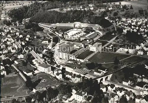 Rueti ZH Fliegeraufnahme Maschinenfabrik Rueti AG / Rueti ZH /Bz. Hinwil