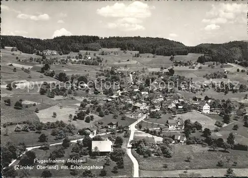 Adetswil Fliegeraufnahme mit Erholungshaus Kat. Adetswil