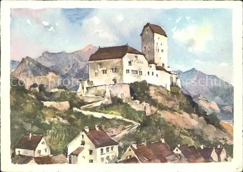 Sargans Schloss Sargans Kat. Sargans