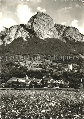 Sargans mit Gonzen Kat. Sargans