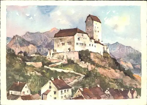 Sargans Schloss Sargans Kat. Sargans