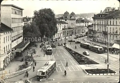 Winterthur Bahnhofplatz Busse Kat. Winterthur