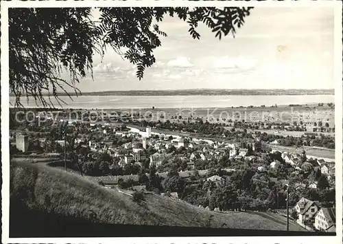 Rheineck SG Panorama mit Bodensee Kat. Rheineck