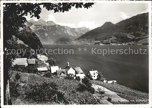 Quinten Sarganserland am Walensee Kat. Quinten