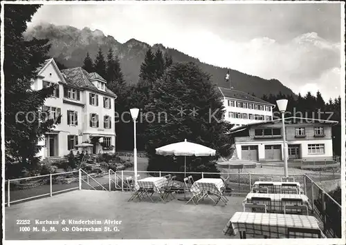 Oberschan Kurhaus und Kinderheim Alvier Kat. Oberschan