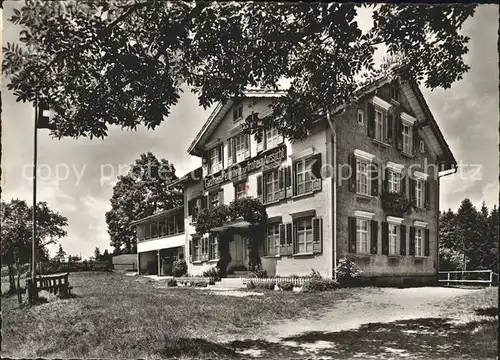 Oberhelfenschwil Gasthaus zur frohen Aussicht Kat. Oberhelfenschwil