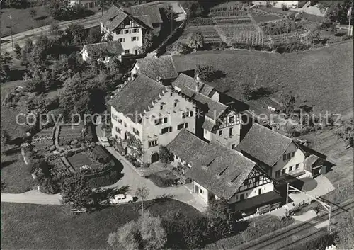 Richterswil Heimatwerkschule Muelene Fliegeraufnahme Kat. Richterswil