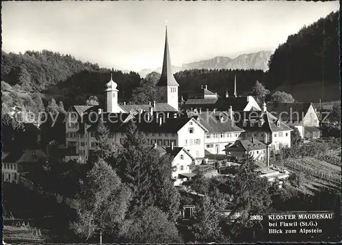 Flawil Kloster Magdenau mit Alpstein Kat. Flawil