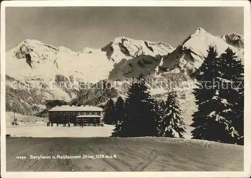 Unterwasser Toggenburg Berghaus und Restaurant Iltios Kat. Unterwasser