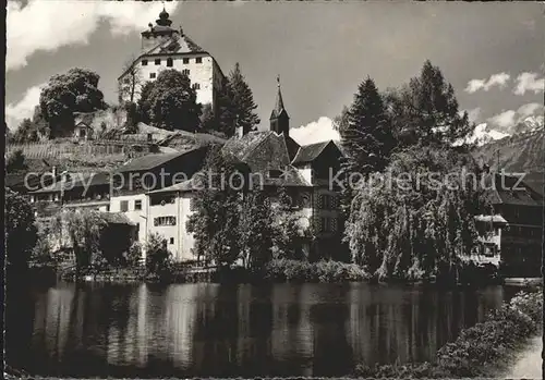 Werdenberg Schloss und Staedtchen Kat. Werdenberg
