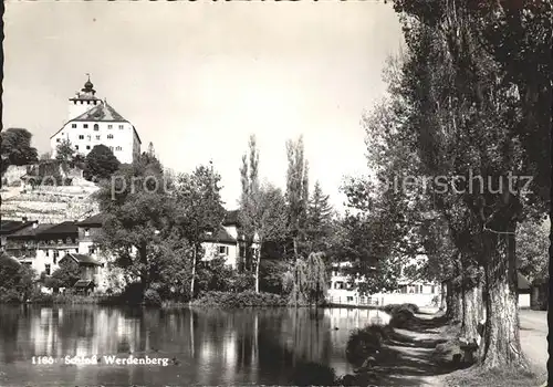 Werdenberg Schloss Teich Kat. Werdenberg